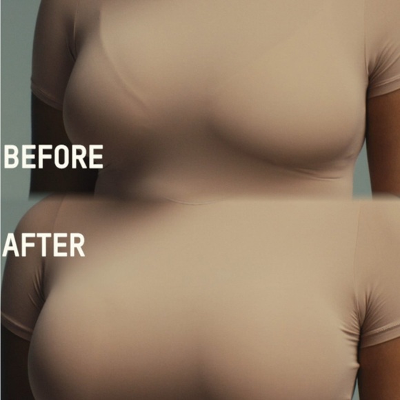 SKIMS Ultimate Push-up Plunge Bra in Sienna - Picture 5 of 5